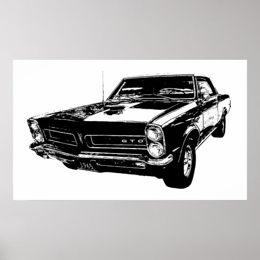 1965 GTO-poster Poster (Voorkant)