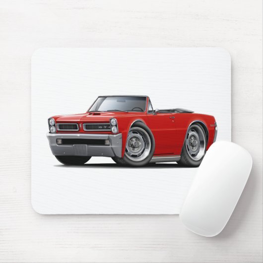 1965 GTO Red Convertible Muismat (Met muis)