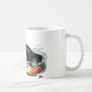 1965 GTO zwarte auto Koffiemok