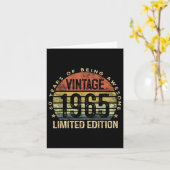 1965 Limited Edition 60-jaar-oude geschenken 60t Kaart (Gele Bloem)