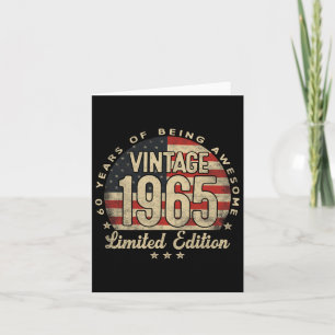 1965 Limited Edition 60-jaar-oude geschenken USA Kaart