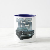 1965 mok voor kwik Comet koffie. (Midden)