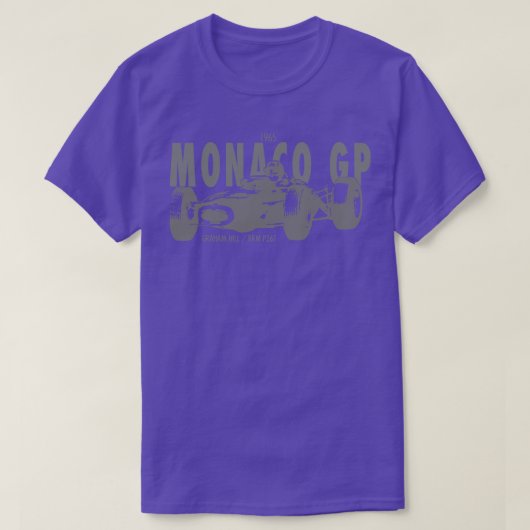 1965 Monaco GP Graham Hill T-shirt (Design voorkant)