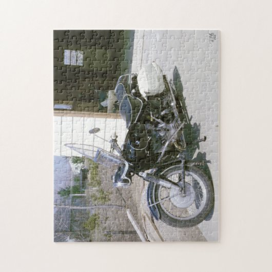  1965 motorfiets legpuzzel (Verticaal)