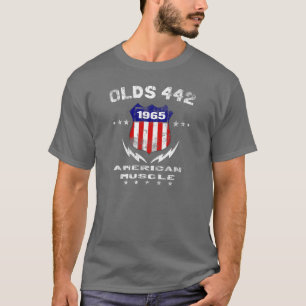 1965 Olds 442 American Muscle v3 T-shirt
