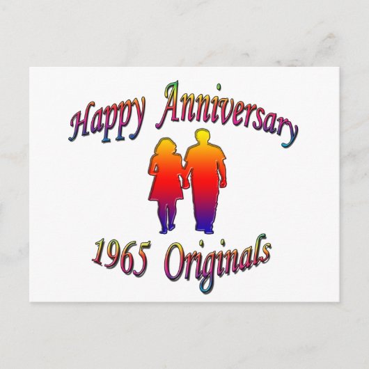 1965 Paar Briefkaart (Voorkant)