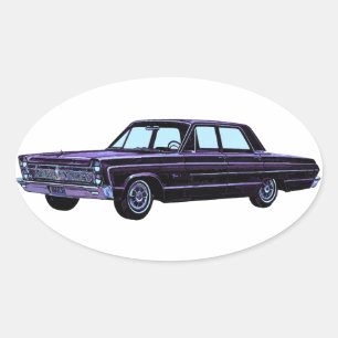 1965 Plymouth Fury I Ovale Sticker
