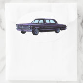 1965 Plymouth Fury I Ovale Sticker (Tas)