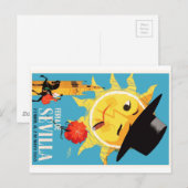 1965 Sevilla Spanje april Fair Poster Briefkaart (Voorkant / Achterkant)