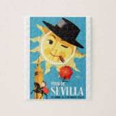1965 Sevilla Spanje april Fair Poster Legpuzzel (Verticaal)