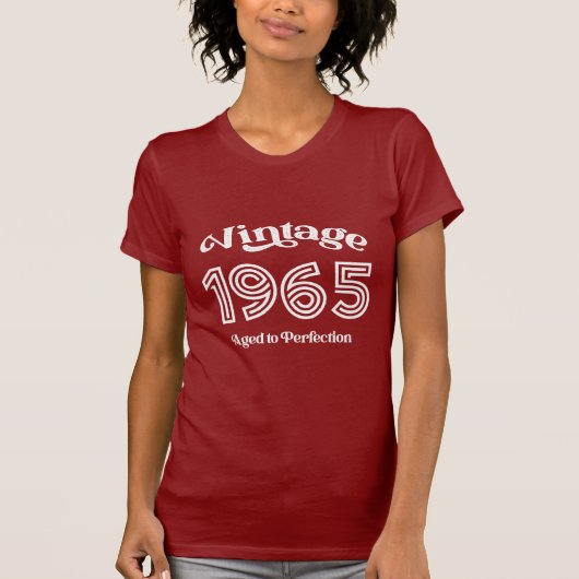1965 Verjaardag, Tot in de perfectie T-shirt (Voorkant)