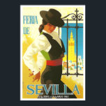 1965 Villa de Sevilla vintage-reis Poster<br><div class="desc">1965 Feria de Sevilla vintage-Poster</div>