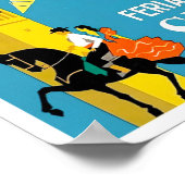 1965 Villa de Sevilla vintage-reis Poster (Hoek)