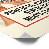 1965 Vintage Dazzle-Bright Toothpaste Advertising Poster (Hoek)