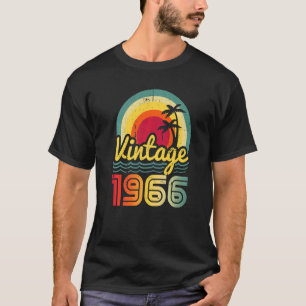  1966 56 jaar Oude Mannen en vrouwen 56e geboorte T-shirt