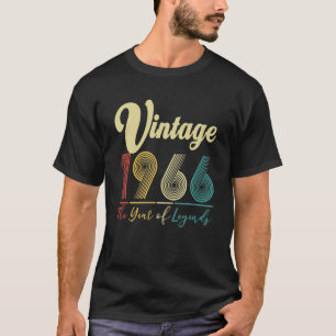 1966 56e verjaardag 56 jaar oude Mannen van Gift T-shirt