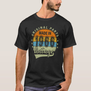 1966 - 59 jaar verjaardagscadeau voor mannen en vr t-shirt