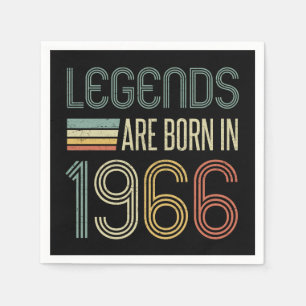 1966 60e verjaardag Legenden Servet