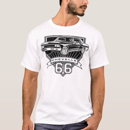 1966 66 Chevelle SS Trending Chevys Spier Auto T-shirt (Voorkant)