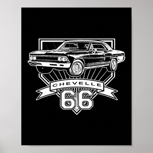 1966 66 GTX 4th of July Amerikaans Poster (Voorkant)