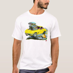 1966-67 Corvette gele auto T-shirt