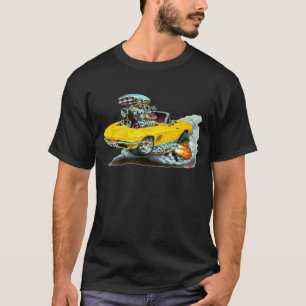 1966-67 Corvette gele converteerbaar T-shirt