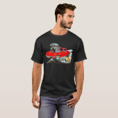 1966-67 Corvette Red Car T-shirt (Voorkant volledig)