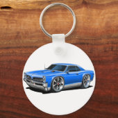 1966/67 GTO Blue Car Sleutelhanger (Voorkant)