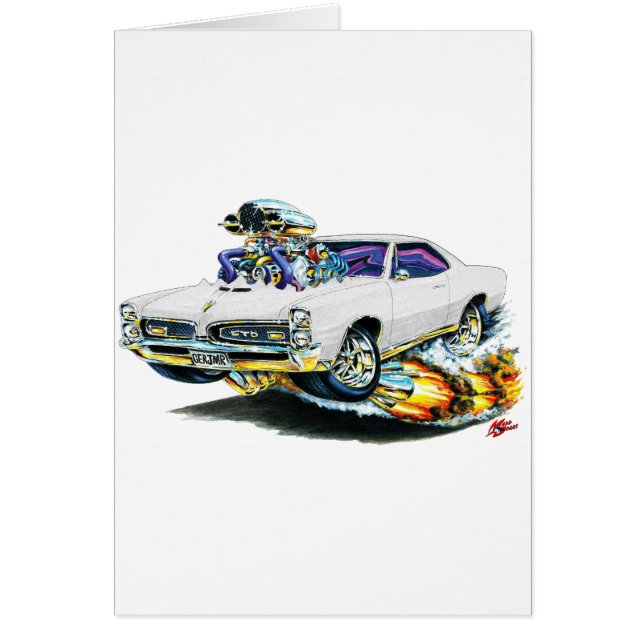 1966-67 GTO witte auto (Voorkant)