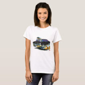 1966-67 GTO zwarte auto T-shirt (Voorkant volledig)