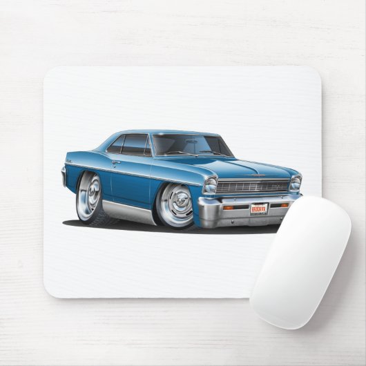 1966-67 Nova Blauwgroen auto Muismat (Met muis)