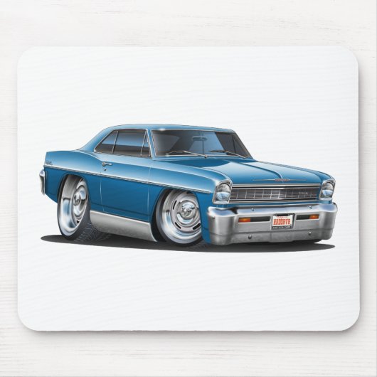 1966-67 Nova Blauwgroen auto Muismat (Voorkant)