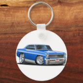 1966-67 Nova Blue Car Sleutelhanger (Voorkant)