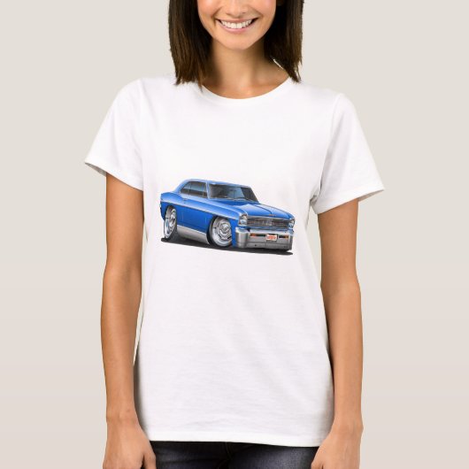 1966-67 Nova Blue Car T-shirt (Voorkant)