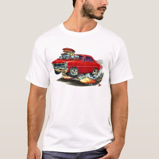 1966-67 Nova Red Car T-shirt (Voorkant)