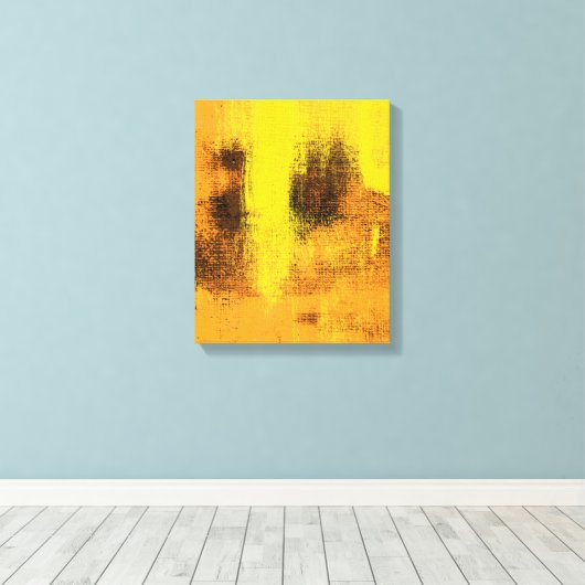 1966 Abstracte canvasafdrukken Canvas Afdruk (Insitu (Houten vloer))