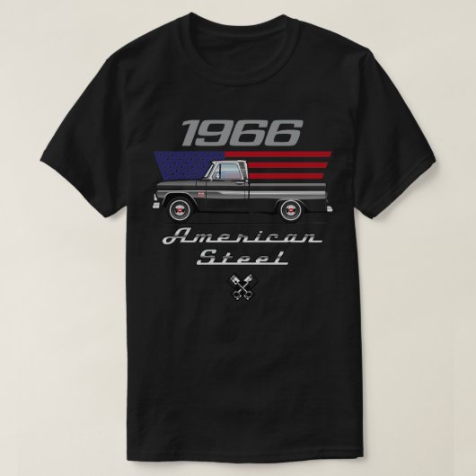 1966 Amerikaans Staal T-shirt (Design voorkant)