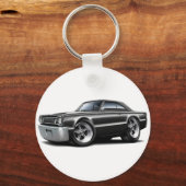 1966 Belvedere Black Car Sleutelhanger (Voorkant)