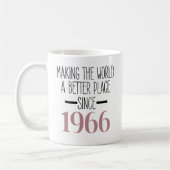1966 Birthday 60 60th Years Old Gifts Women Mom Koffiemok (Links)
