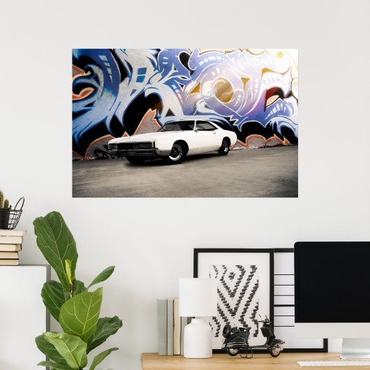 1966 Buick Riviera GS Poster (Thuiskantoor)