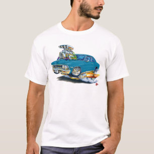 1966 Chevelle Blauwgroen auto T-shirt