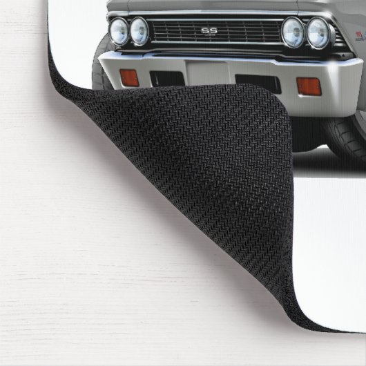 1966 Chevelle Grey Car Muismat (Hoek)