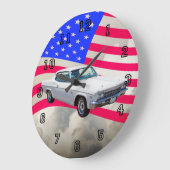 1966 Chevrolet Caprice with American Flag Grote Klok (Hoek)