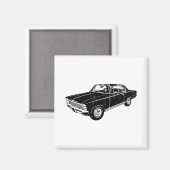 1966 Chevrolet Nova SS Magneet (Voorkant / Achterkant)