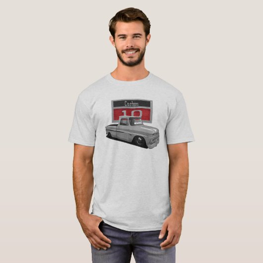 1966 Chevy C10 Truck T-Shirt (Voorkant volledig)