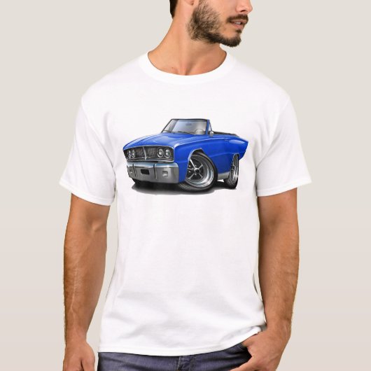 1966 Coronet Blue Convertible T-shirt (Voorkant)