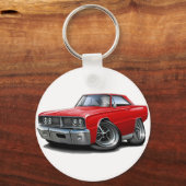 1966 Coronet Red Car Sleutelhanger (Voorkant)
