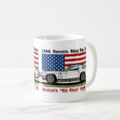 1966 Corvette Coupe Coffee Mok (Voorkant rechts)