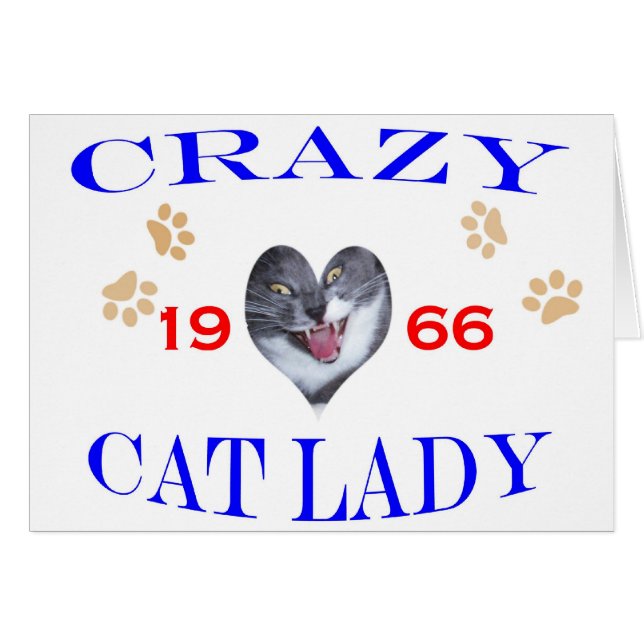 1966 Crazy Cat Lady (Voorkant Horizontaal)