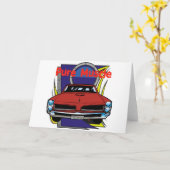 1966 de Auto van de Spier GTO Kaart (Gele Bloem)